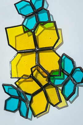 Détail Vitreries Fleuries Aline Thibault - Agrandir l'image (fenêtre modale)