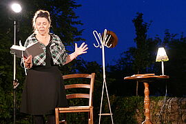 photo lecture publique La Trace