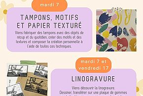 Atelier créatif : linogravure